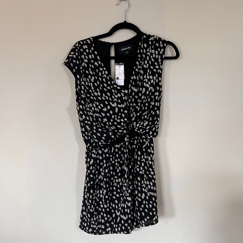 Animal print Black and White dress